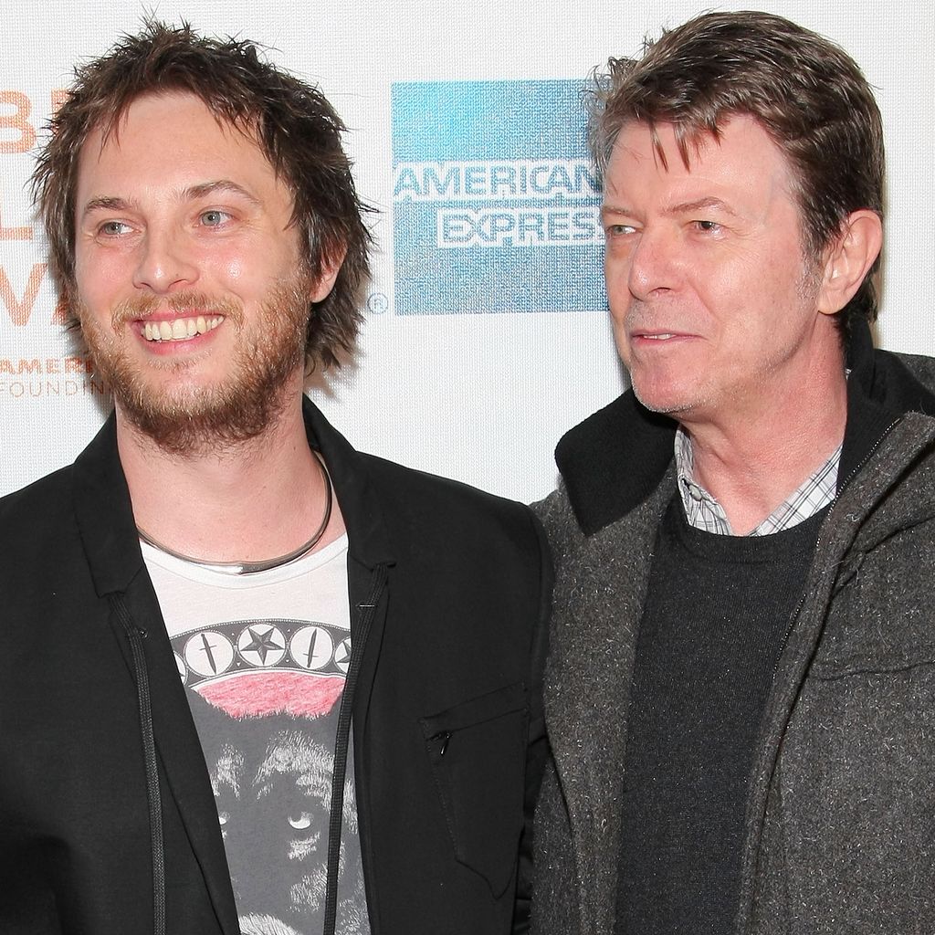 David Bowie und Duncan Jones auf einem Event