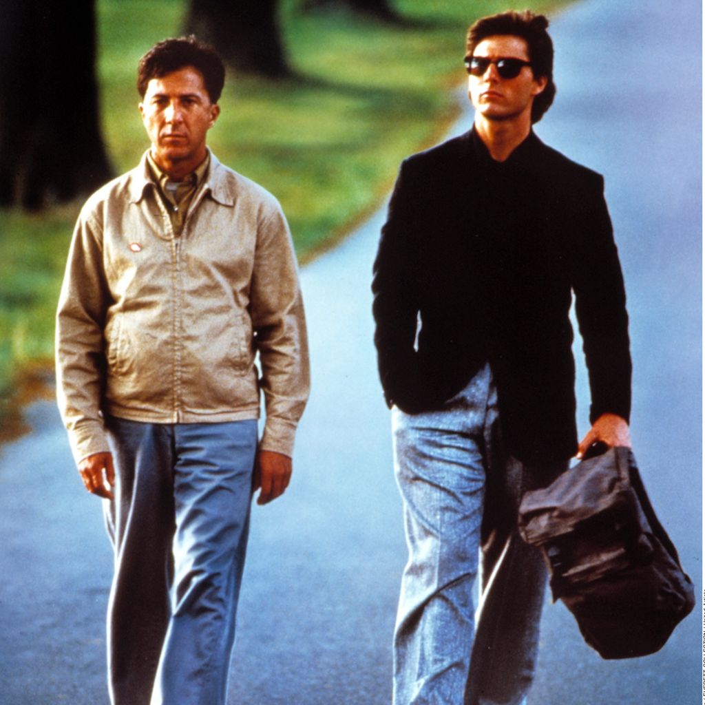 Filmszene aus "Rain Man": Dustin Hoffman (l.) und Tom Cruise