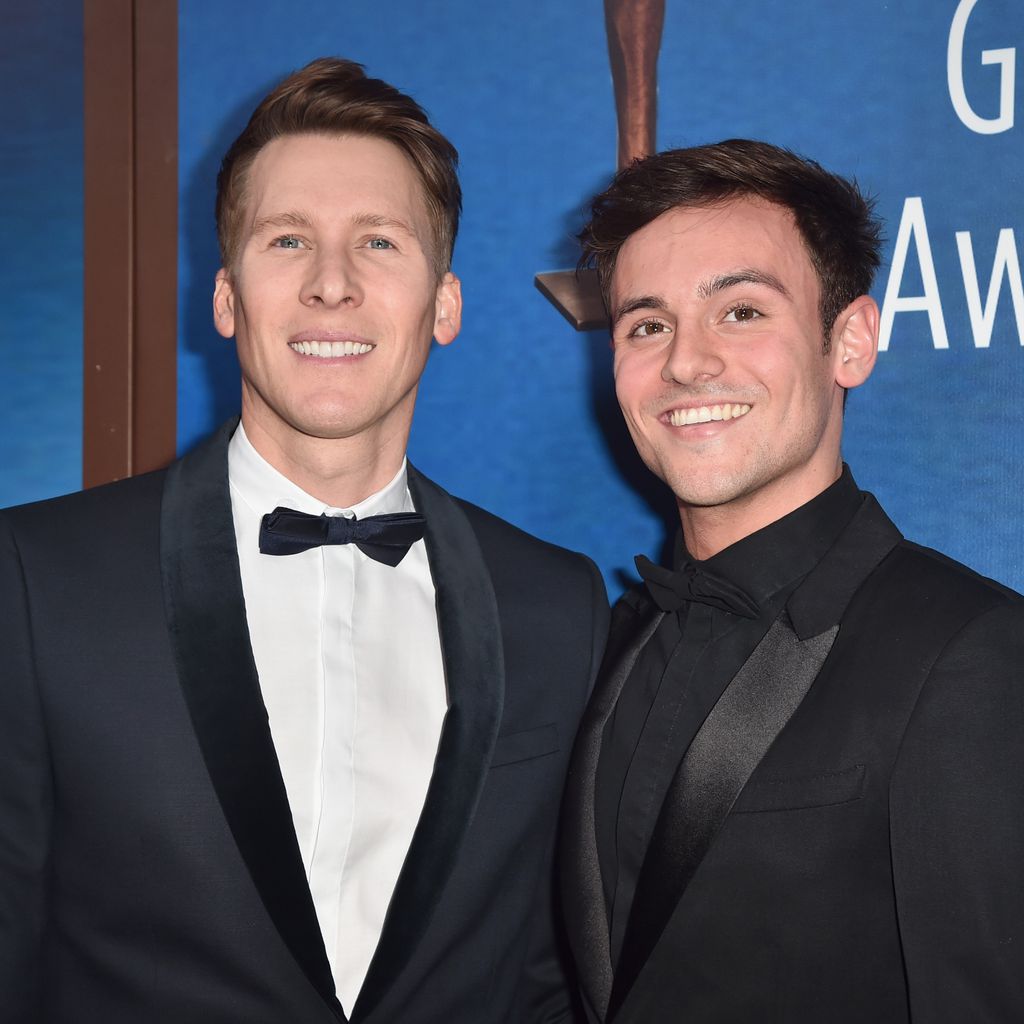 Dustin Lance Black und Tom Daley bei den Writers Guild Awards 2018