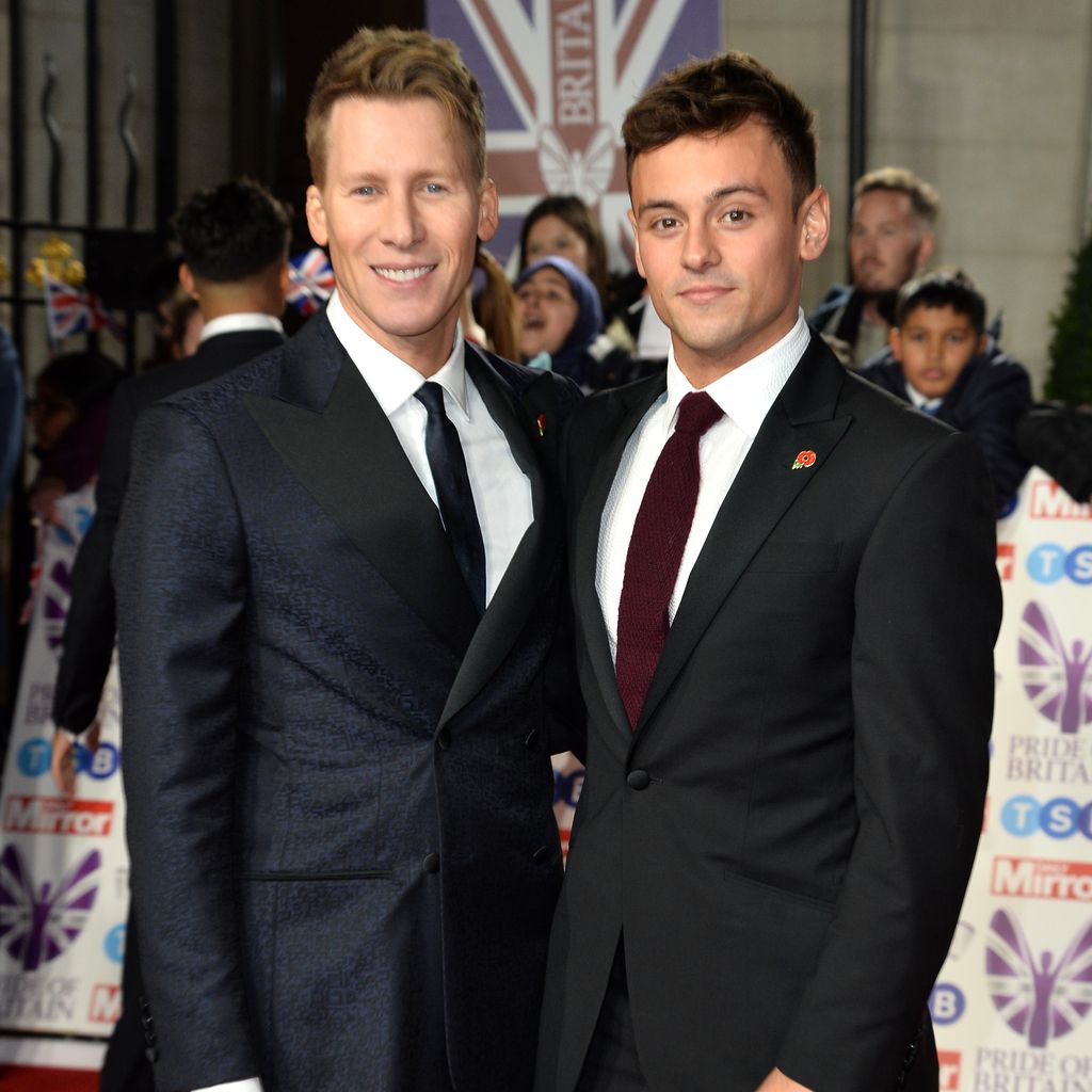 Dustin Lance Black und Tom Daley im Oktober 2019 in London