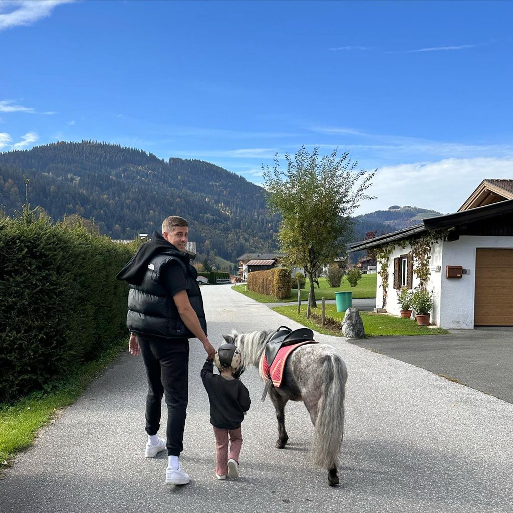 Dustin Schöne mit Tochter Zoe