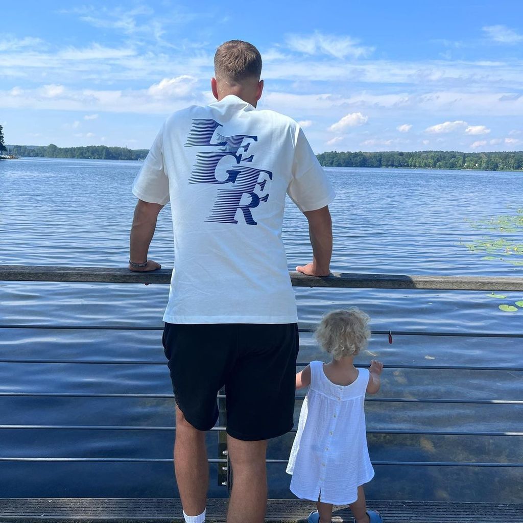 Dustin Schöne und seine Tochter Zoe
