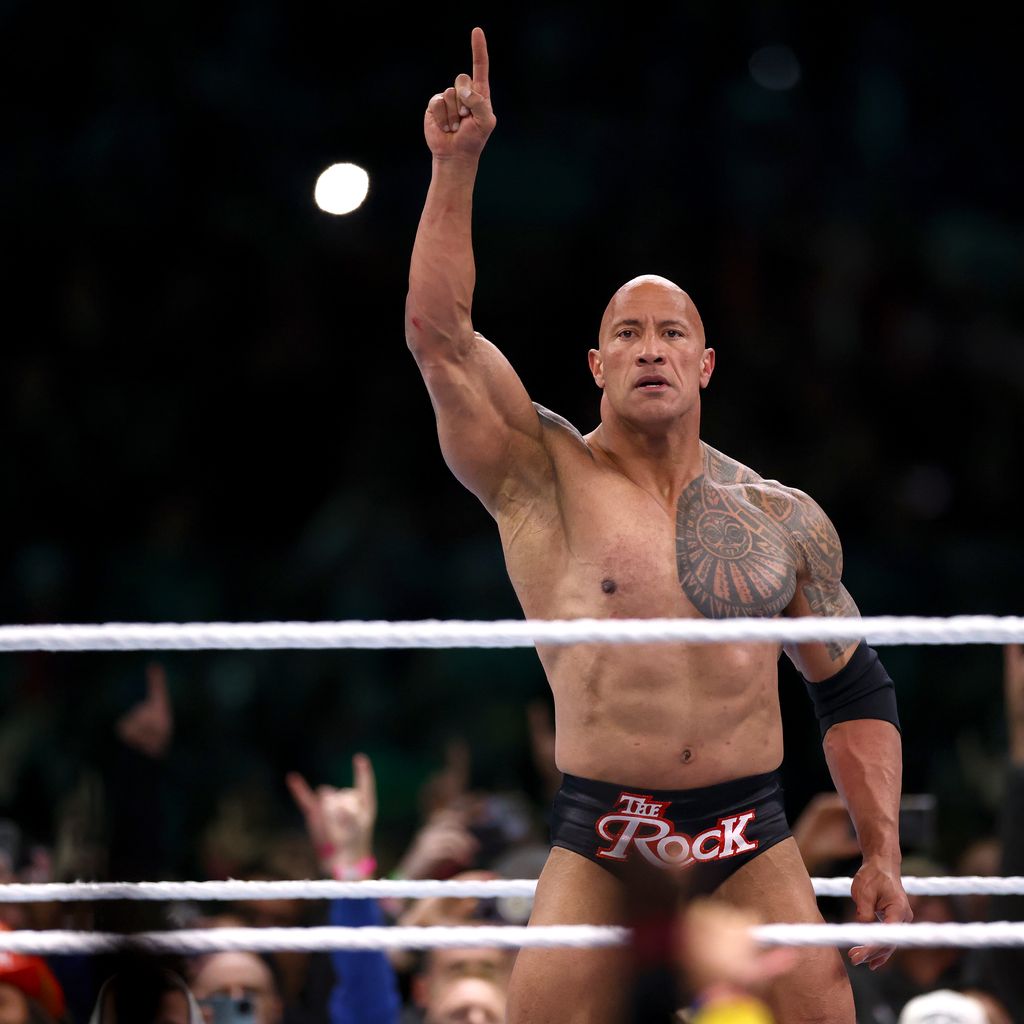 Dwayne "The Rock" Johnson bei seinem großen Wrestling-Comeback