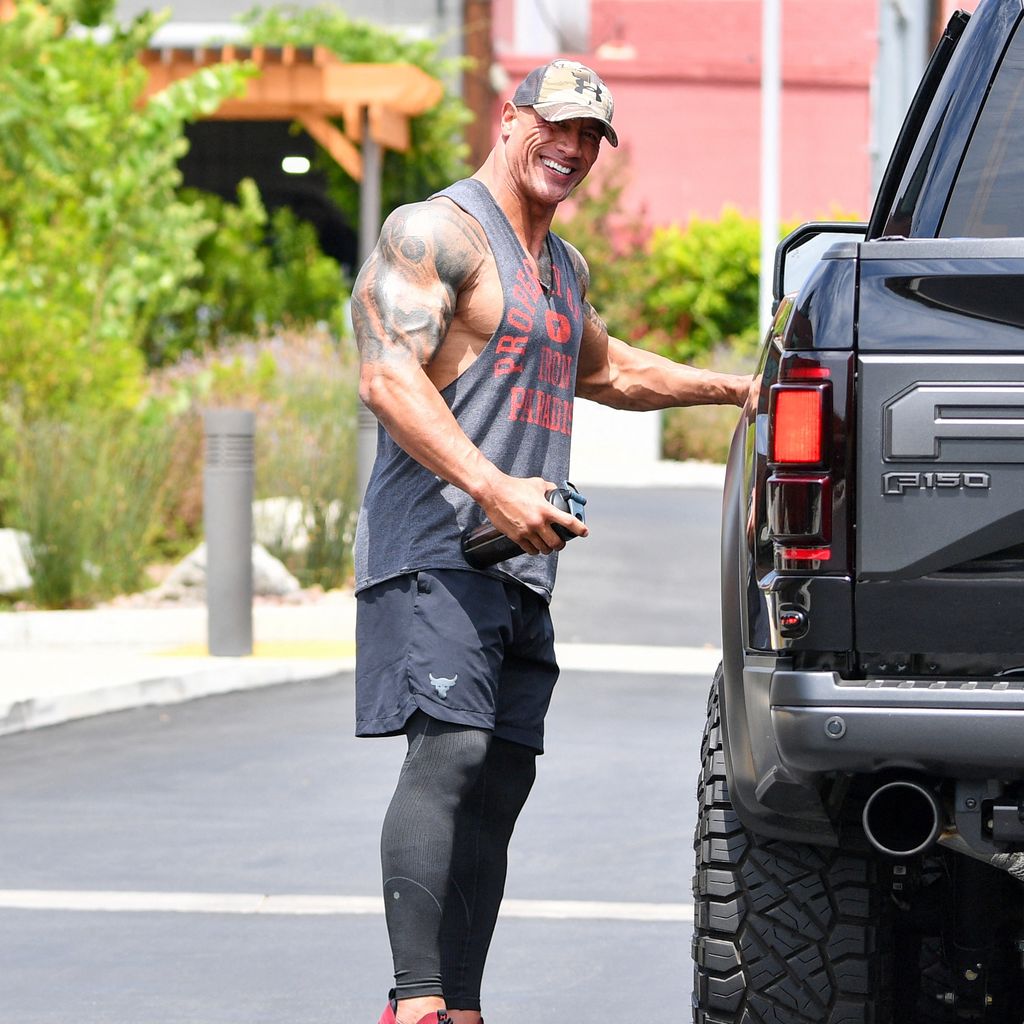 Dwayne Johnson in Santa Monica, August 2021