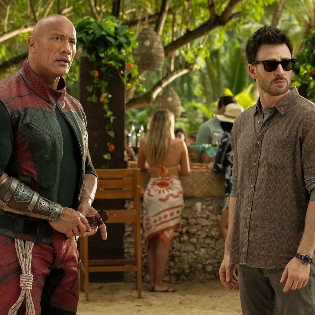 Dwayne Johnson und Chris Evans in "Red One"