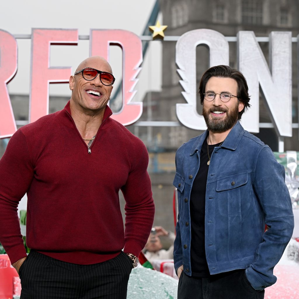 Dwayne Johnson und Chris Evans, November 2024
