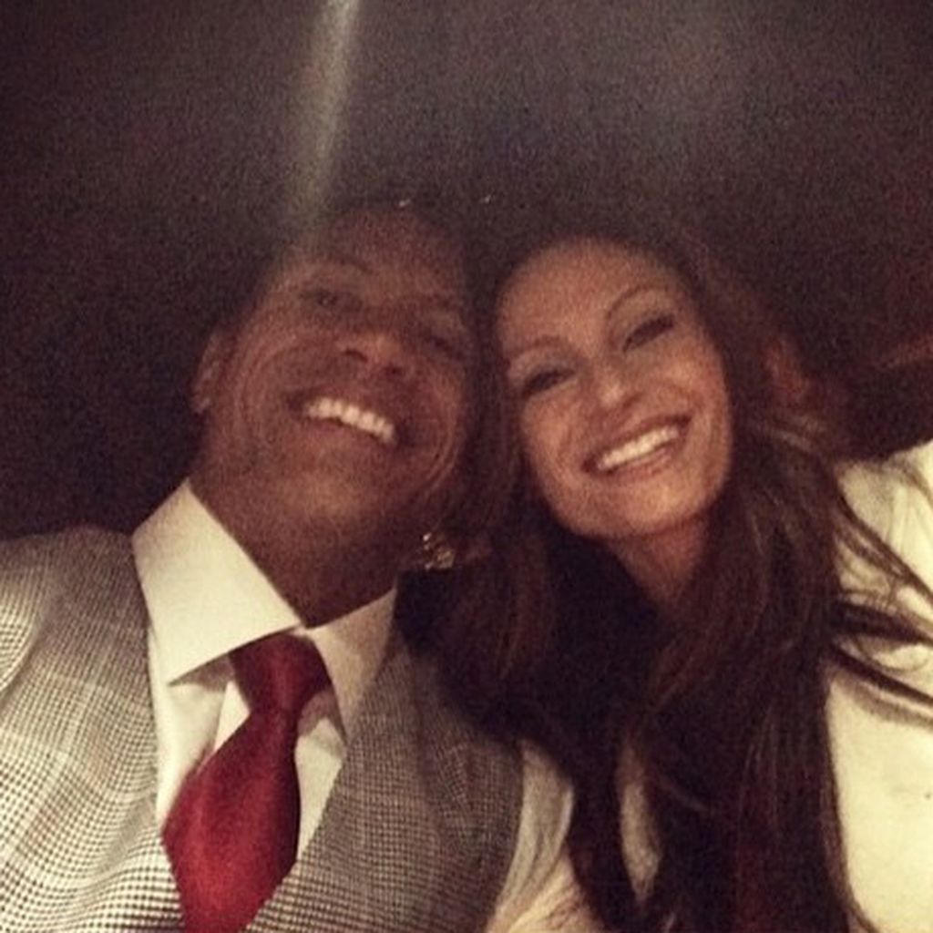 Dwayne Johnson und Lauren Hashian, 2014