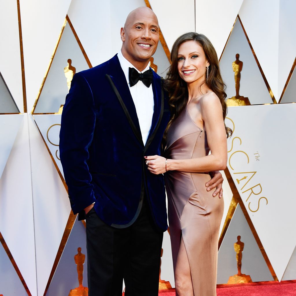 Dwayne Johnson und seine Frau Lauren, Oscars 2017