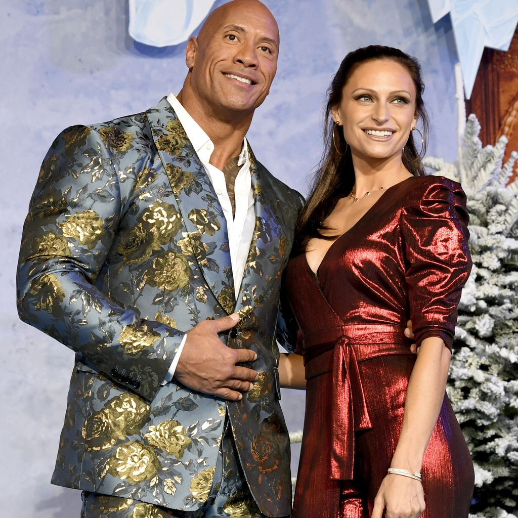 Dwayne Johnson und Lauren Hashian bei der "Jumanji 2"-Premiere in Hollywood im Dezember 2019