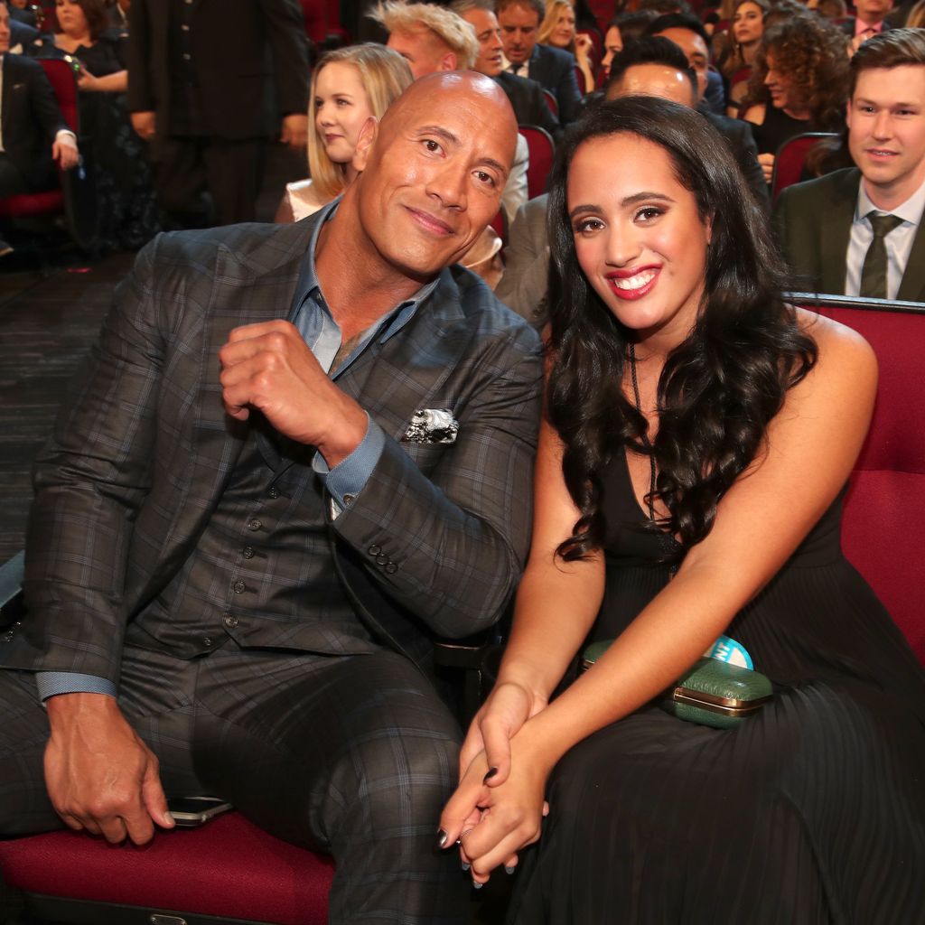 Dwayne Johnson und seine Tochter Simone, Januar 2017