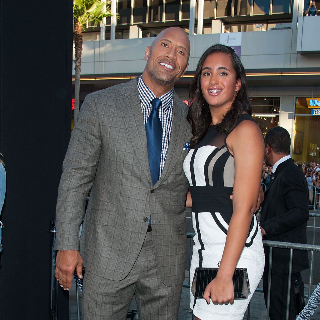 Dwayne Johnson und seine Tochter Simone
