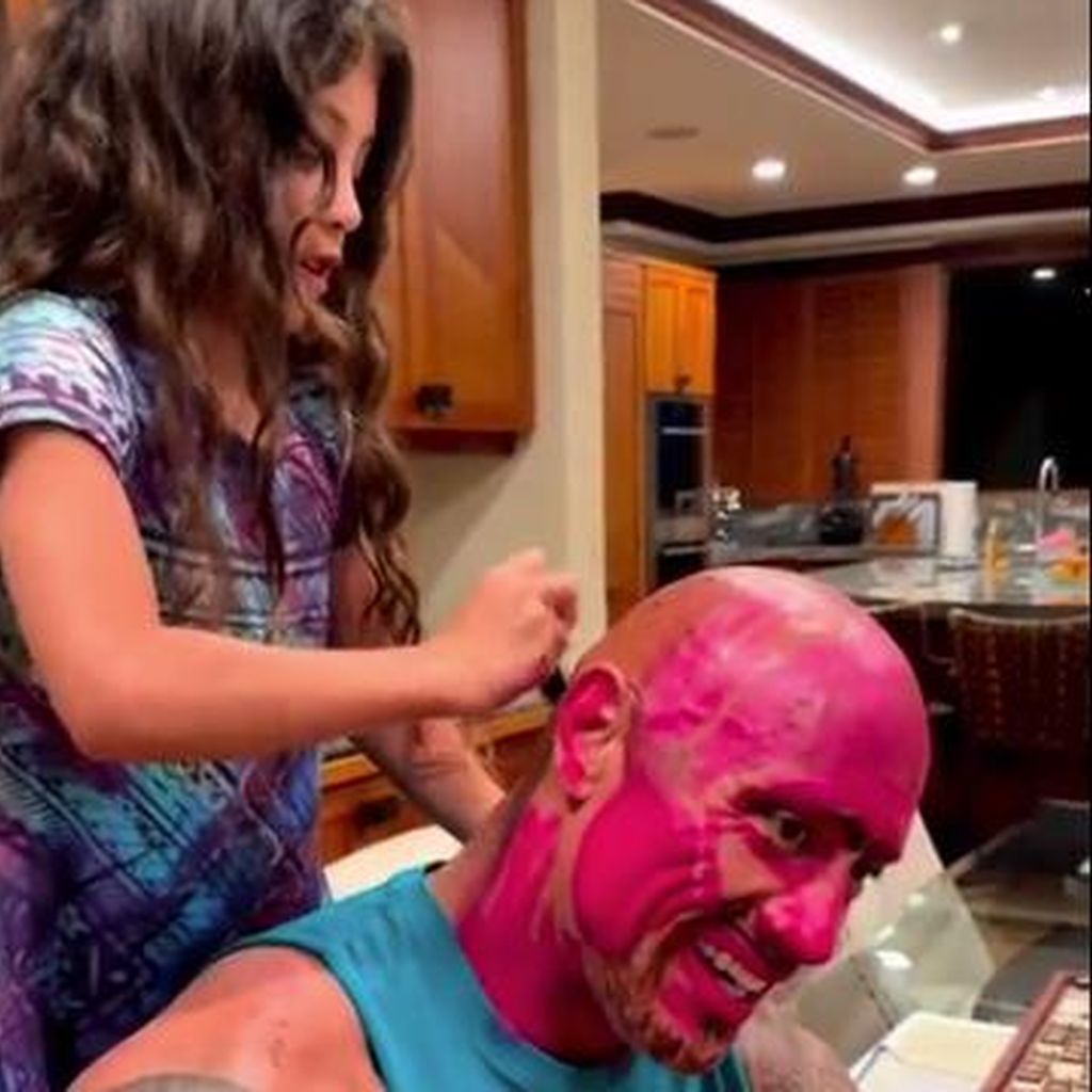 Dwayne "The Rock" Johnson mit seiner Jasmine