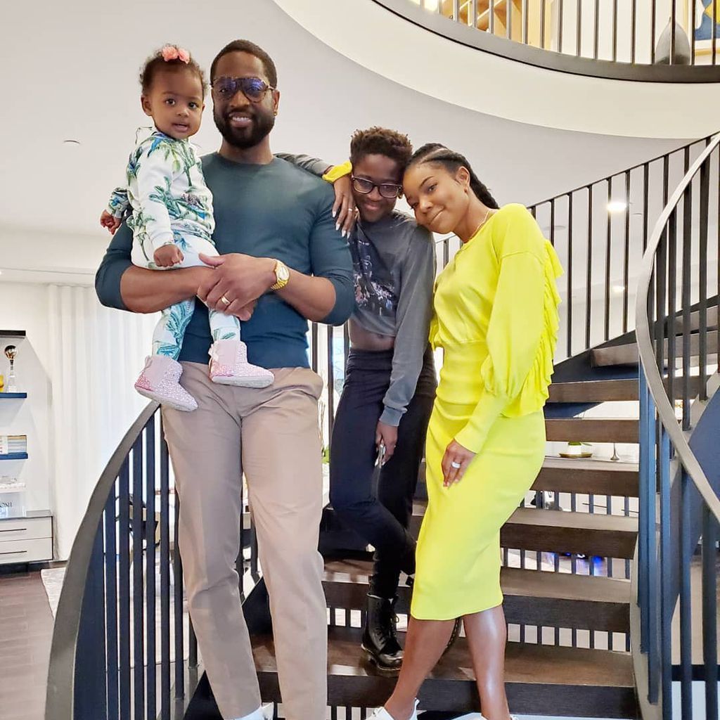 Dwayne Wade mit seiner Familie an Thanksgiving 2019