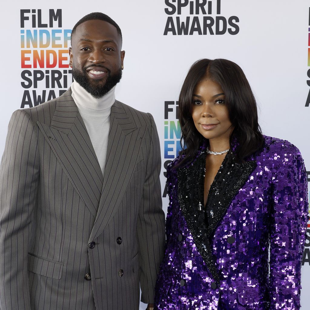 Dwayne Wade und seine Frau Gabrielle Union
