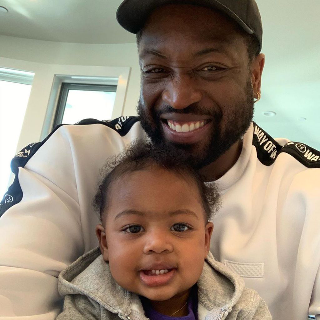 Dwayne Wade mit seiner Tochter