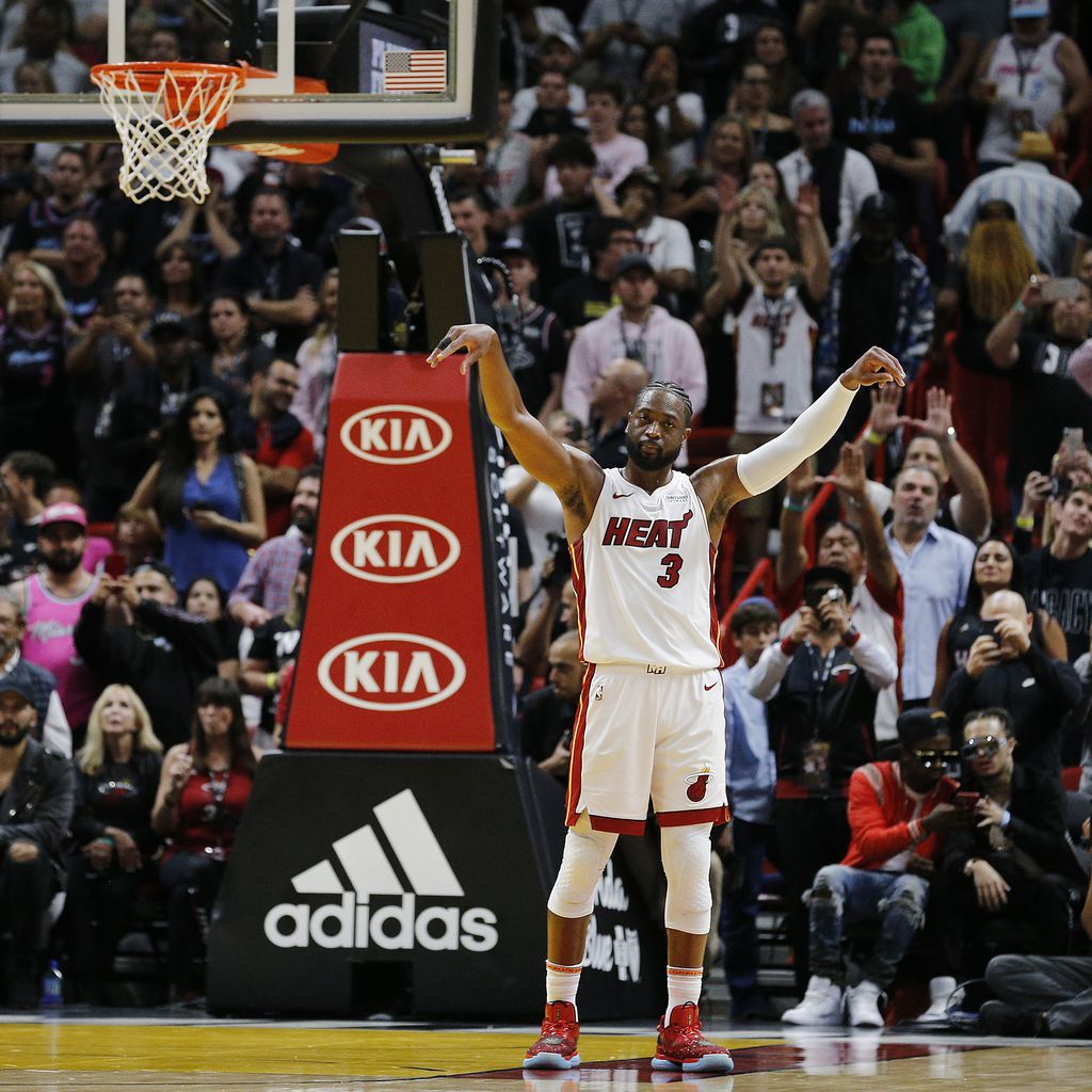 Dwyane Wade beim Spiel zwischen Miami Heat und den Philadelphia 76ers