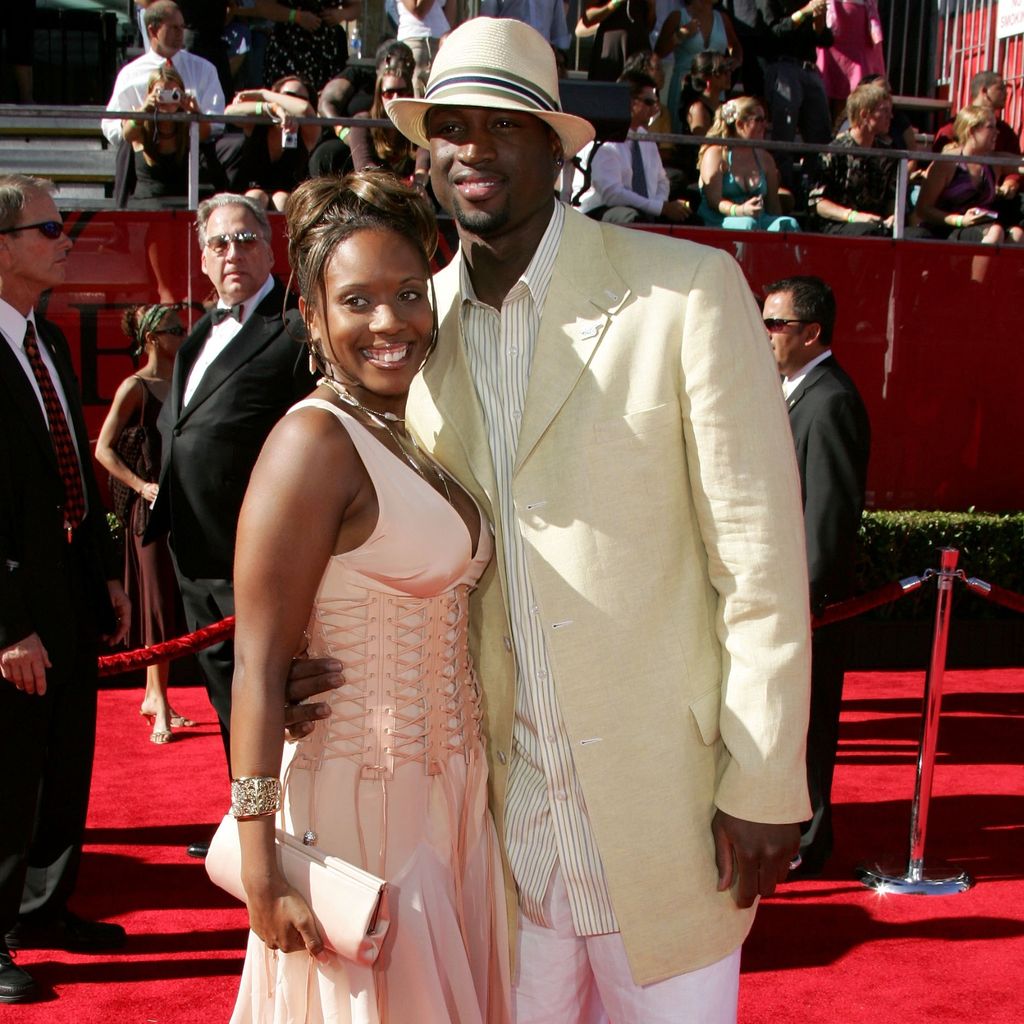 Dwyane Wade mit seiner Ex-Frau Siohvaughn im Jahr 2006