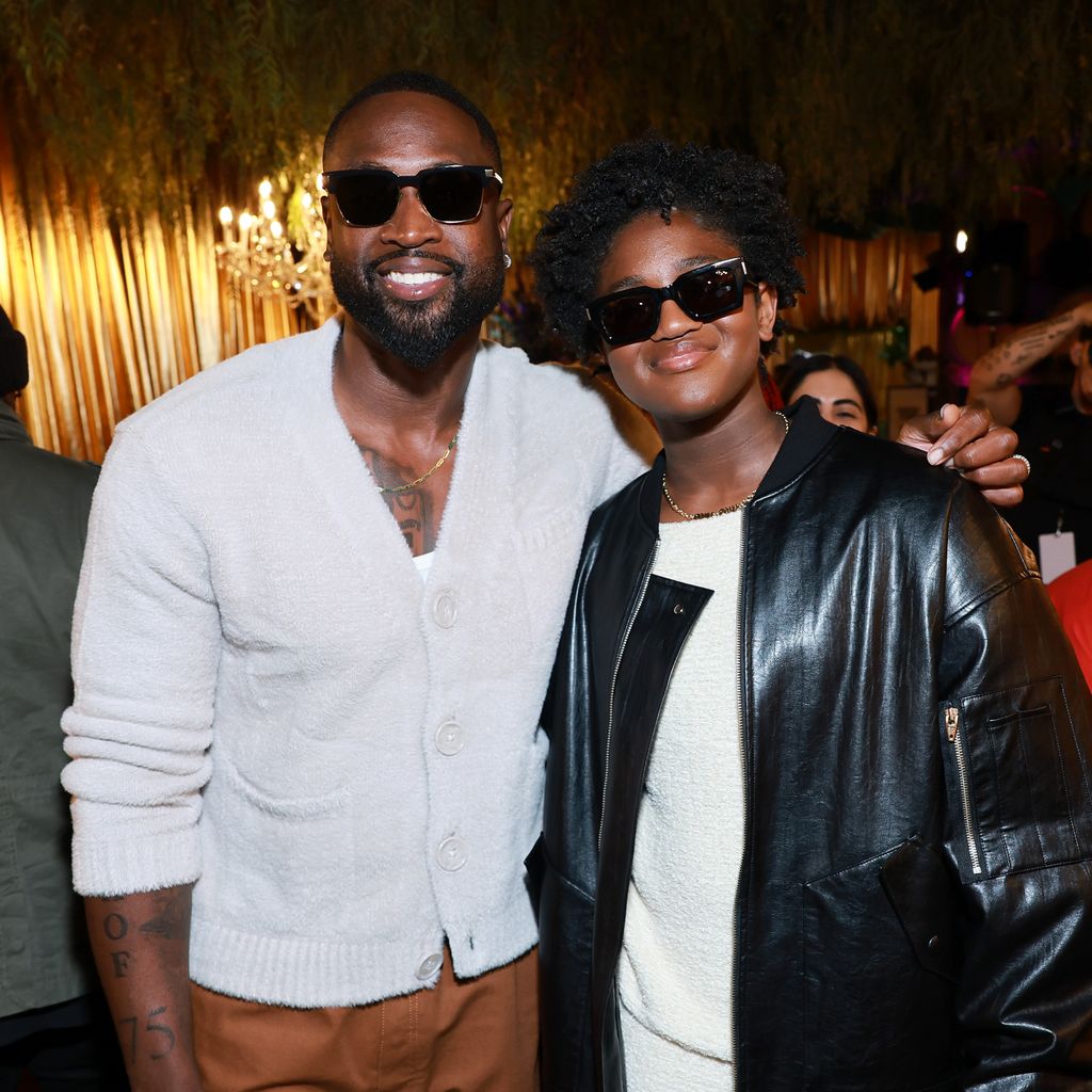 Dwyane Wade und Zaya Wade, Vater und Tochter, Mai 2024