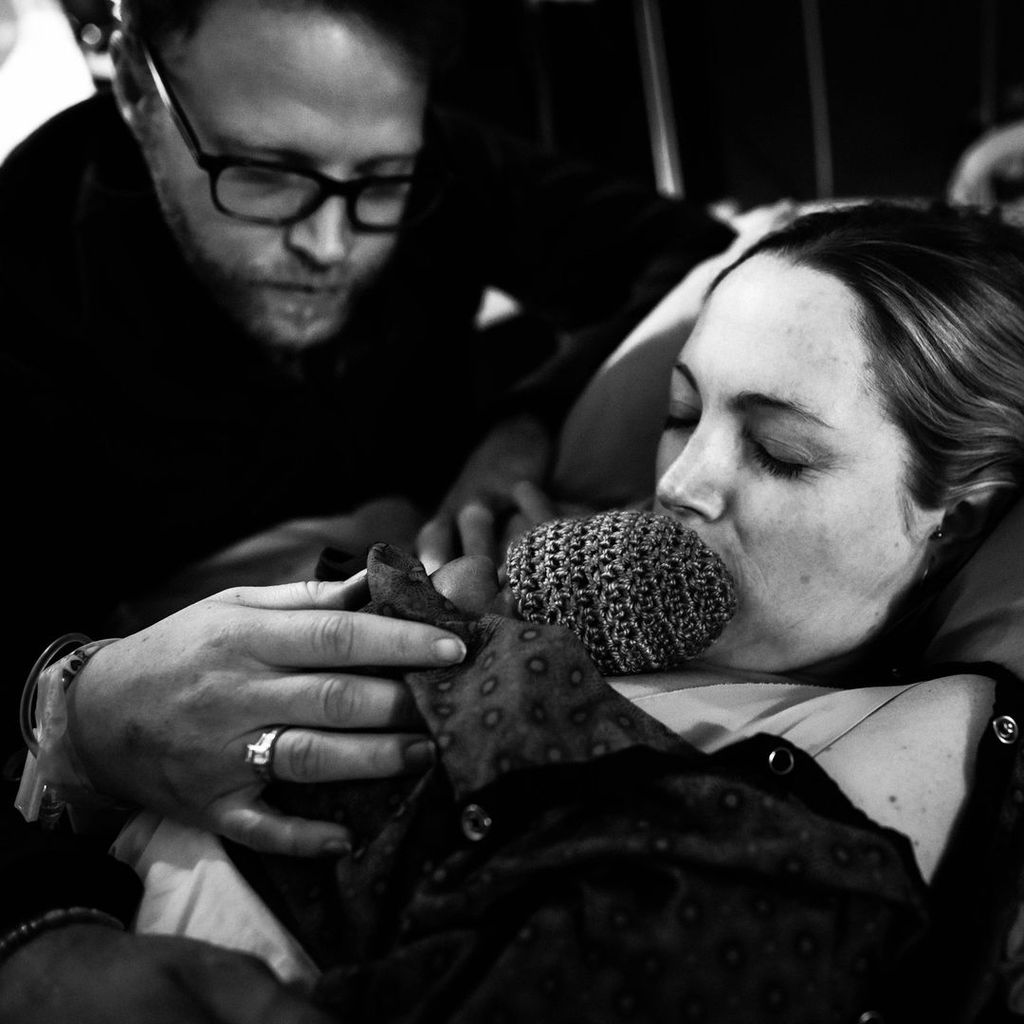 Dylan Brown und Sarah Herron mit ihrem Sohn Oliver