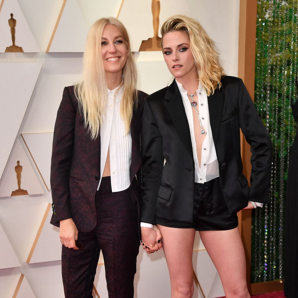 Dylan Meyer und Kristen Stewart im März 2022