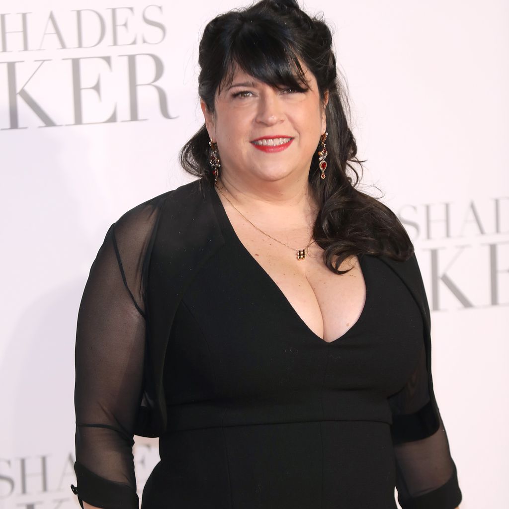 E. L. James auf der Premiere von "Fifty Shades Darker" in London