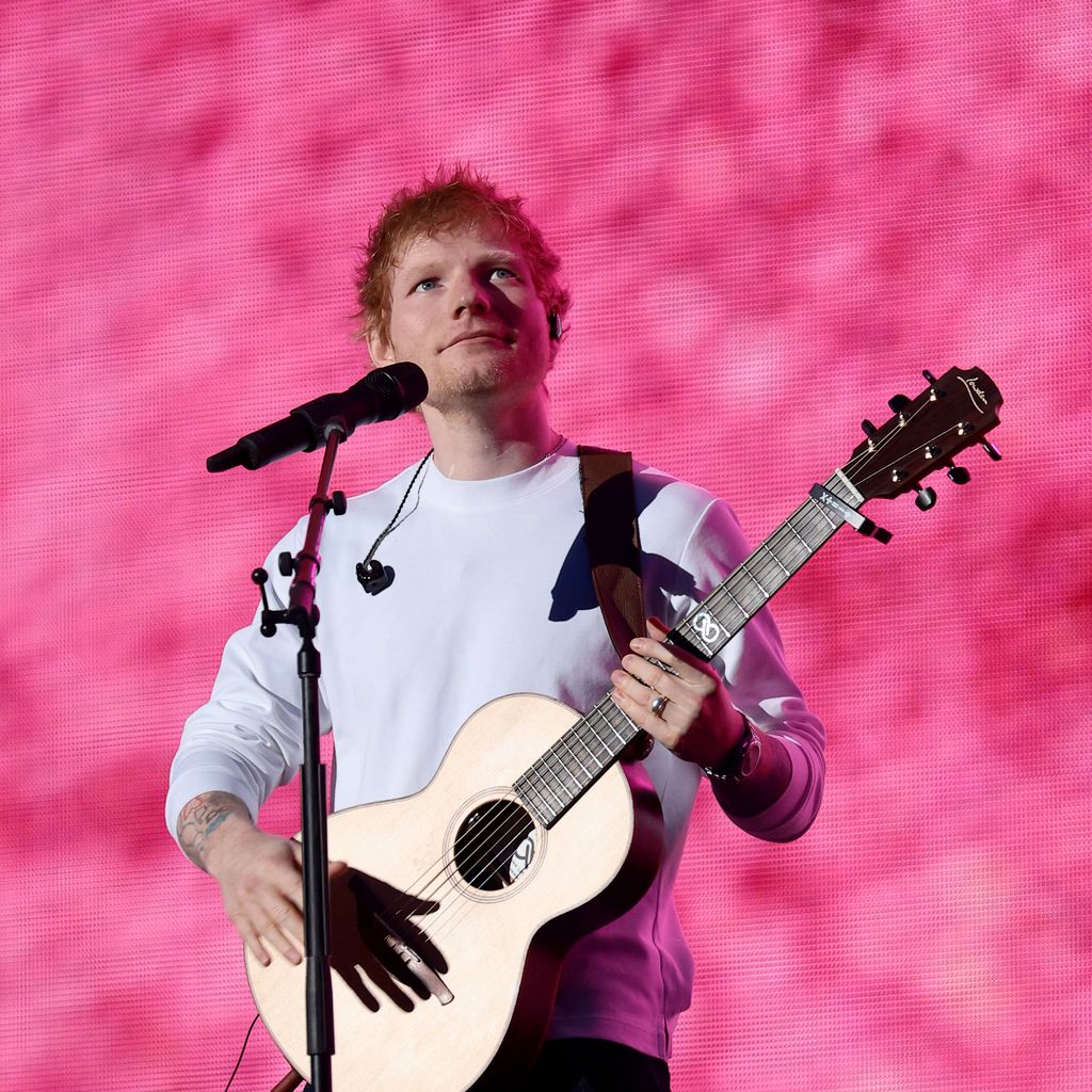 Ed Sheeran tritt beim iHeartRadio Z100 Jingle Ball 2025 im Madison Square Garden auf