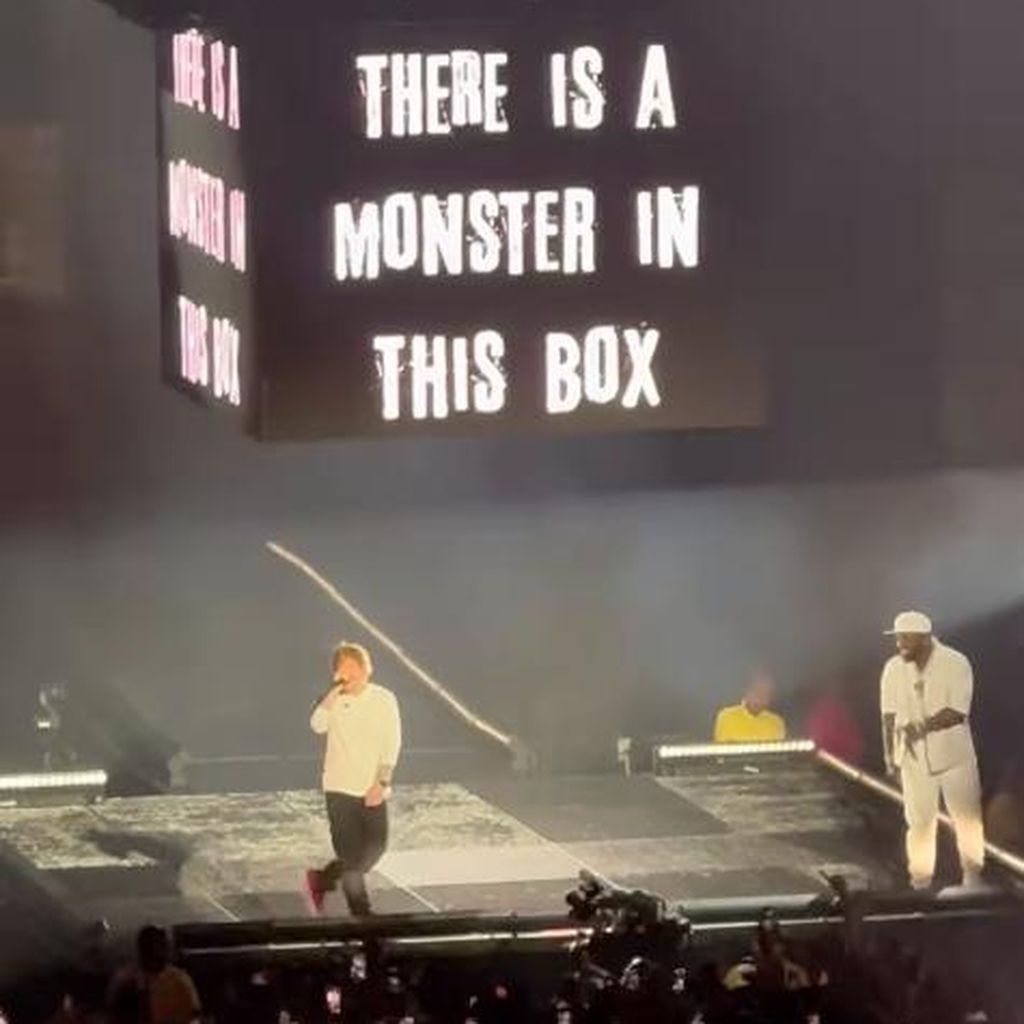Ed Sheeran und 50 Cent, November 2023 in London