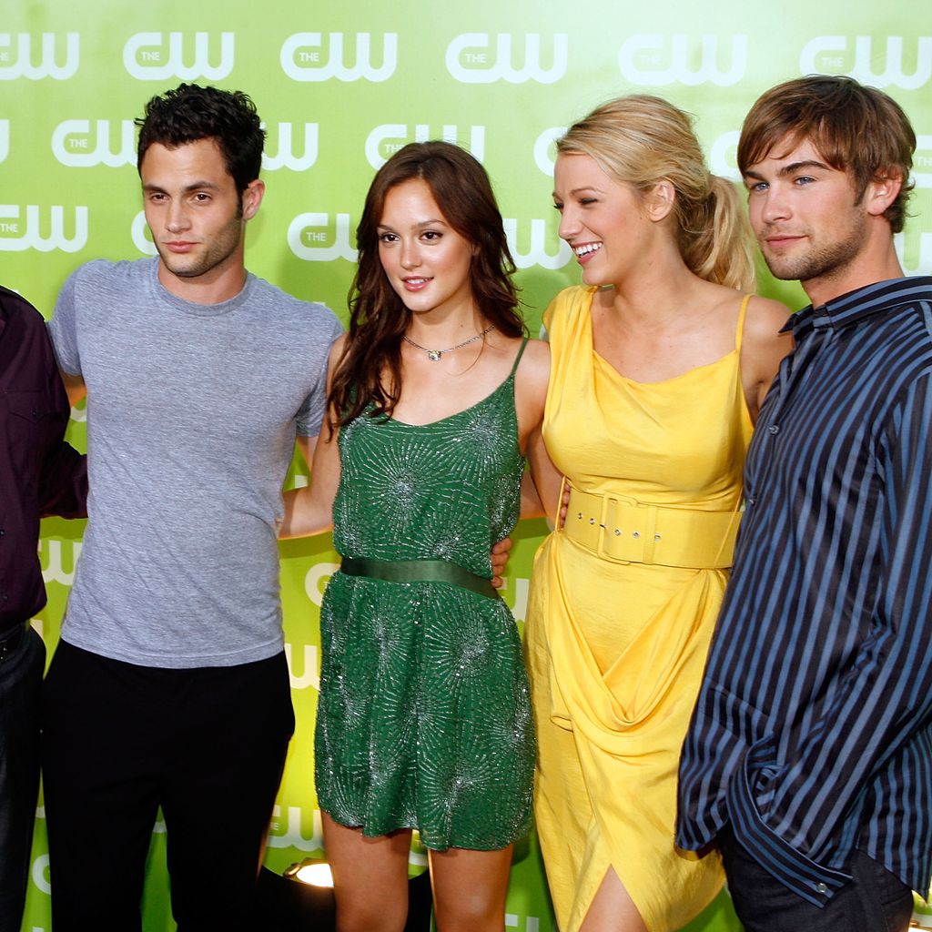 Ed Westwick, Penn Badgley, Blake Lively, Leighton Meester und Chase Crawford, 2007