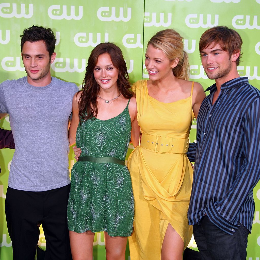 Ed Westwick, Penn Badgley, Leighton Meester, Blake Lively und Chace Crawford im Juli 2007