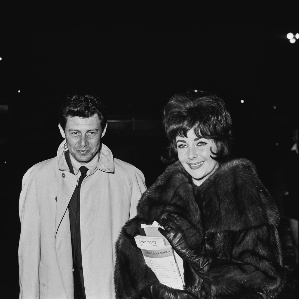 Eddie Fisher und Elizabeth Taylor im Januar 1961