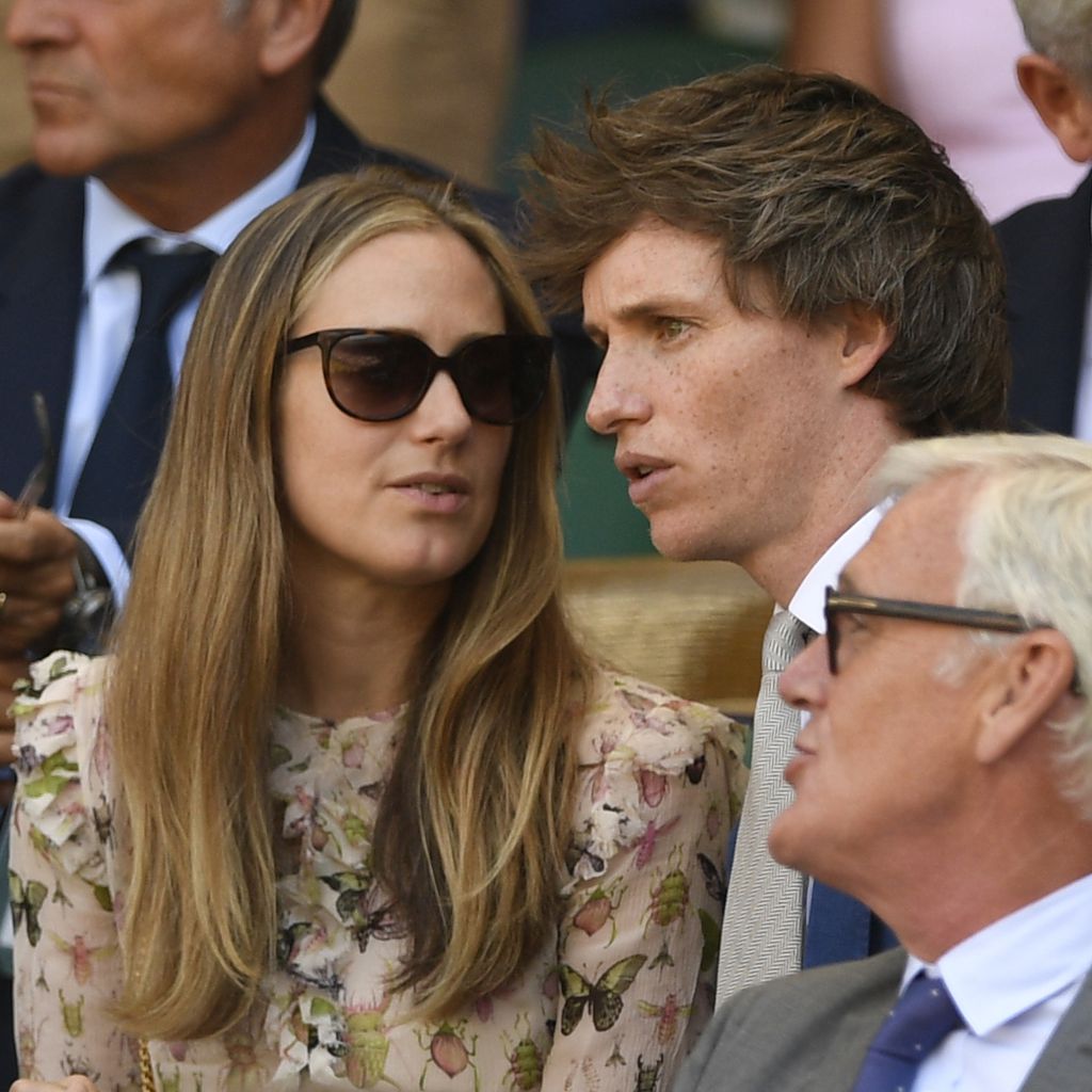 Eddie Redmayne und Ehefrau Hannah beim Männerfinale in Wimbledon 2018