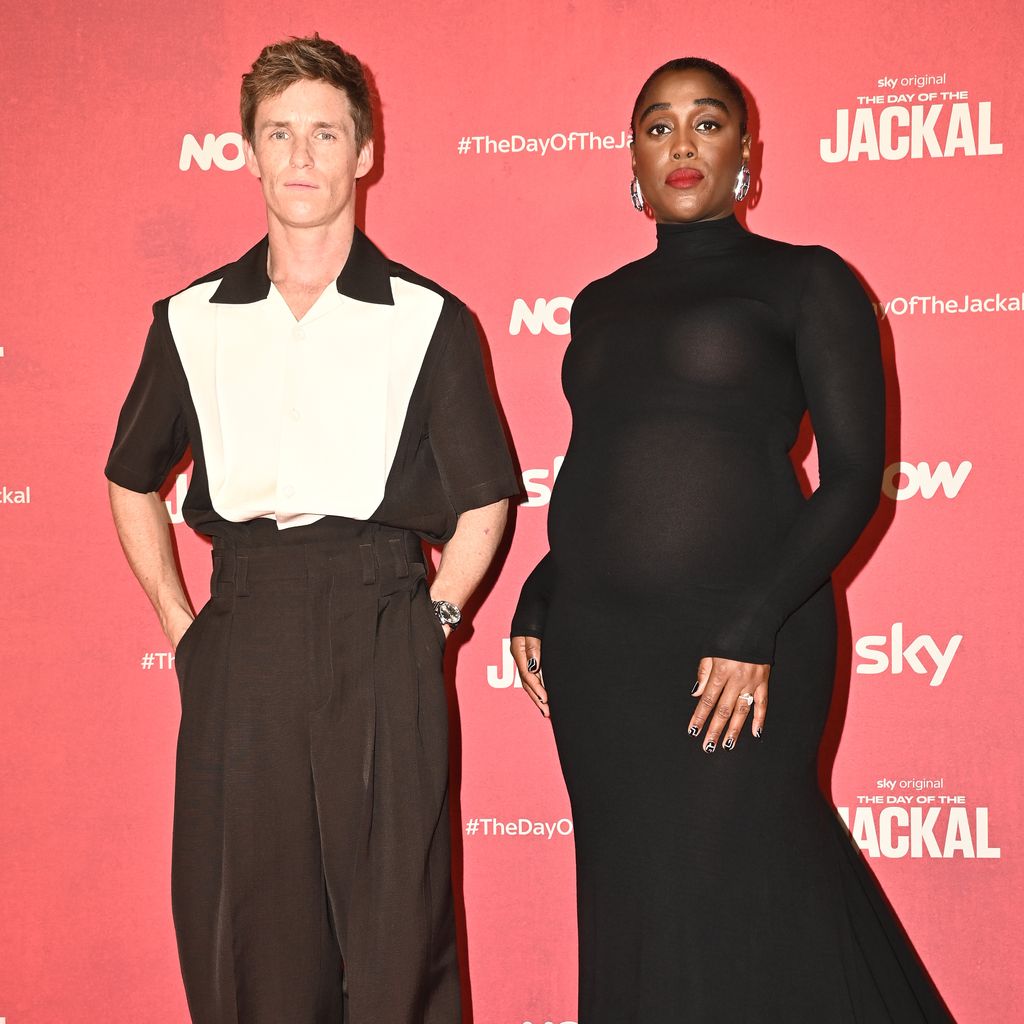 Schauspieler Eddie Redmayne und Schauspielerin Lashana Lynch, November 2024 in Rom