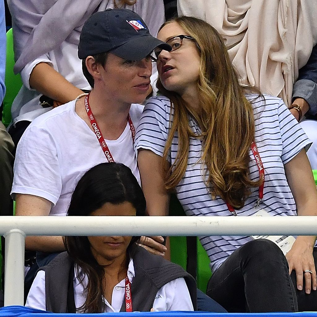 Eddie Redmayne und seine Frau bei den Olympischen Spielen in Rio 2016