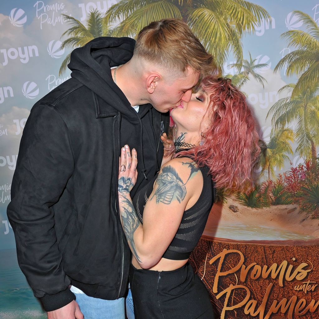 Edith Stehfest und Damian Beyert bei der Premiere von "Promis unter Palmen"