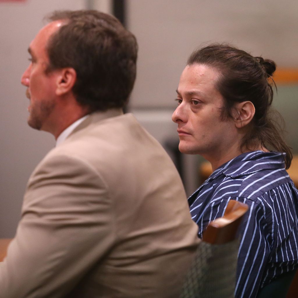 Edward Furlong im Gerichtssaal im Jahr 2013