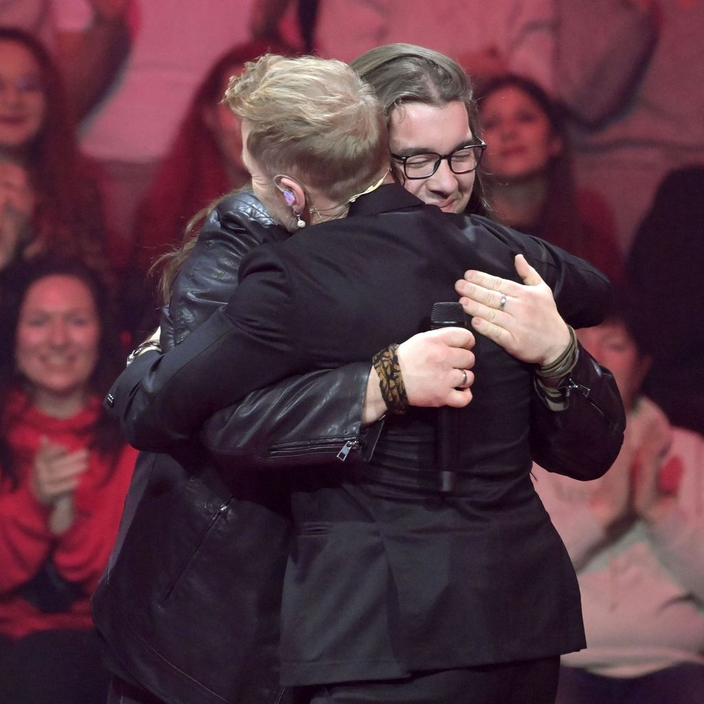 Egon Herrnleben und Ronan Keating bei "The Voice of Germany"