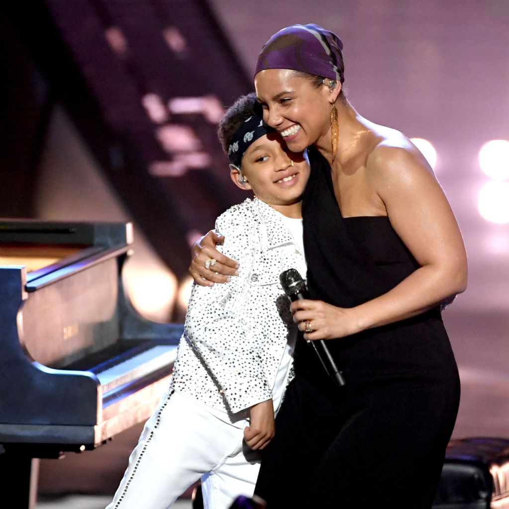 Egypt Dean und Alicia Keys bei den iHeartRadio Musik Awards