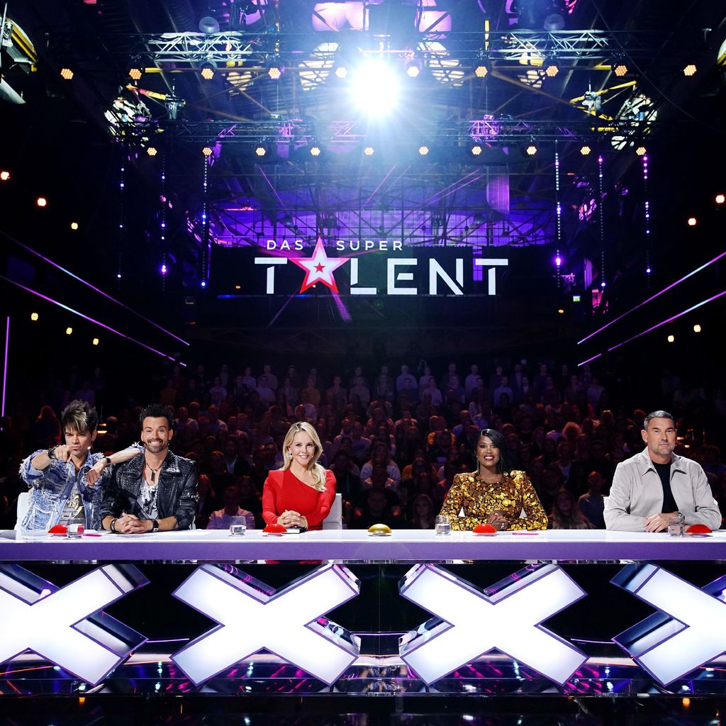 Ehrlich Brothers, Chantal Janzen, Motsi Mabuse und Michael Michalsky bei "Das Supertalent"