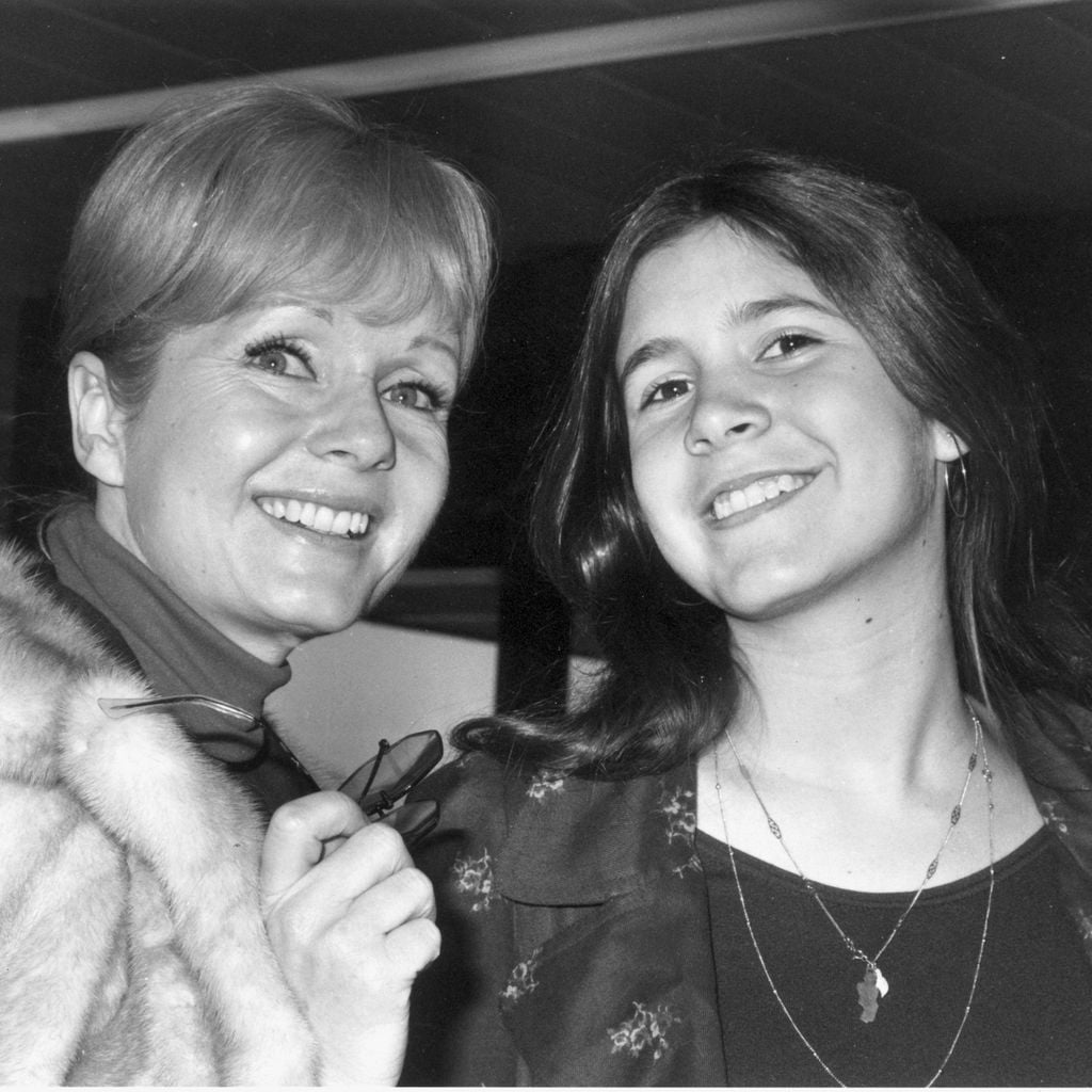 Debbie Reynolds und Carrie Fisher 1972