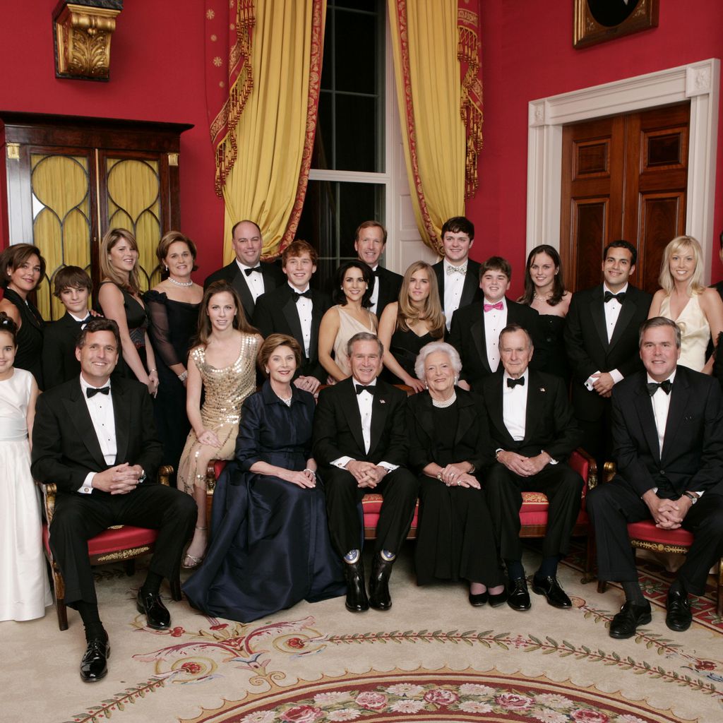 Die Familie Bush in Washington DC im Januar 2005