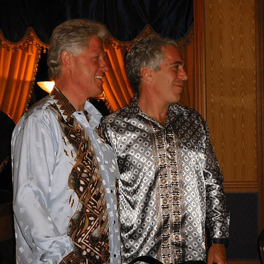 Ein Foto aus den Epstein-Akten zeigt Bill Clinton und Jeffrey Epstein