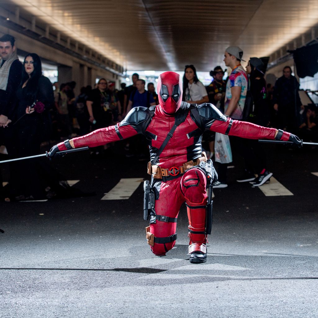 Deadpool auf der Comic-Con in NYC im Oktober 2018