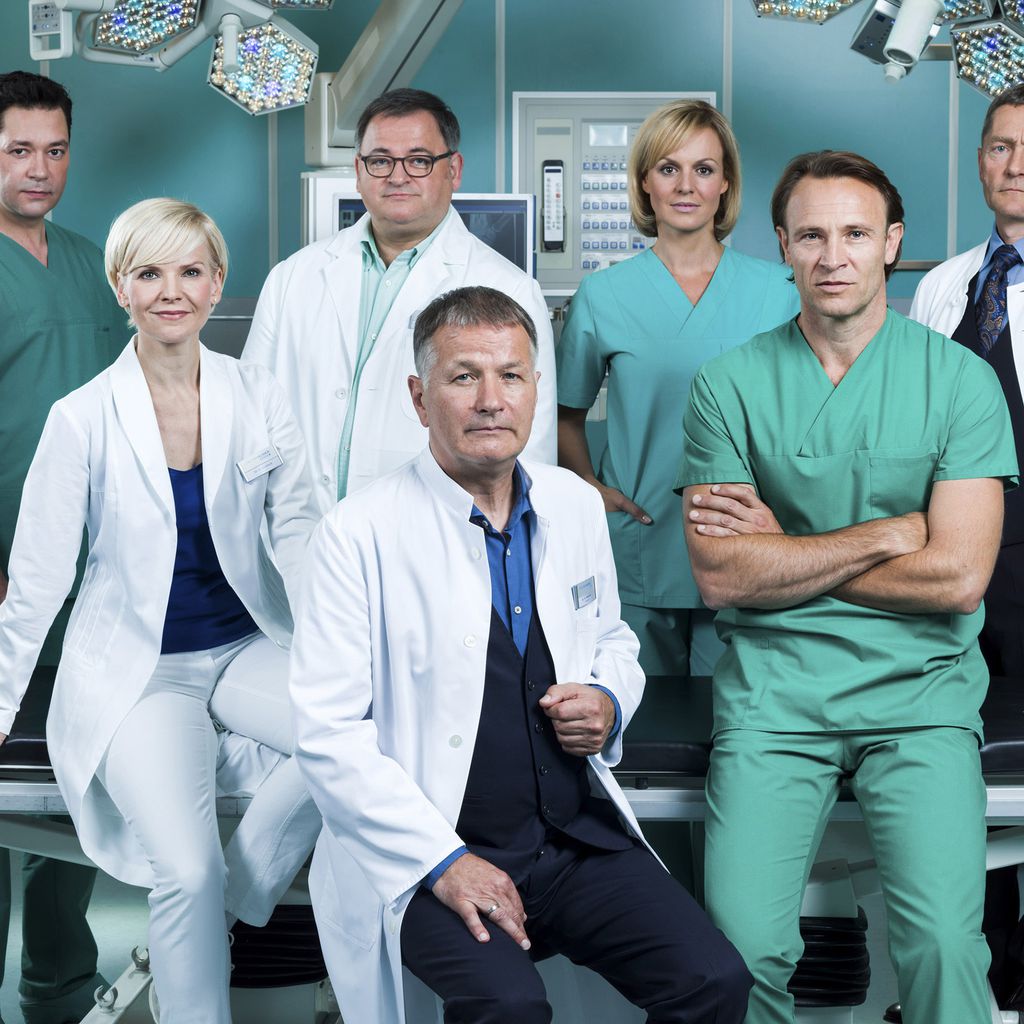 Ein Teil des "In aller Freundschaft"-Casts