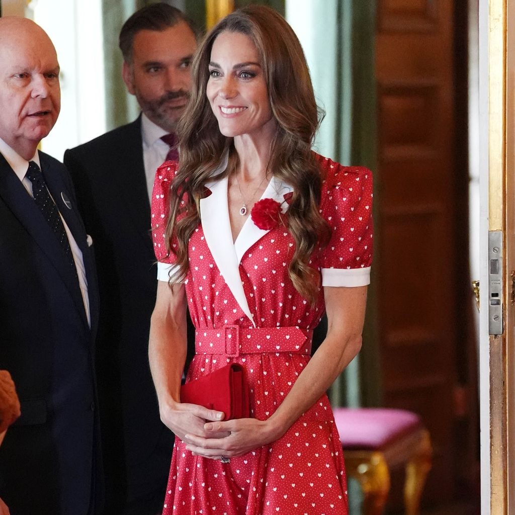 Prinzessin Kate bei einem Empfang im St James’s Palace anlässlich 25 Jahre Cancer Research UK