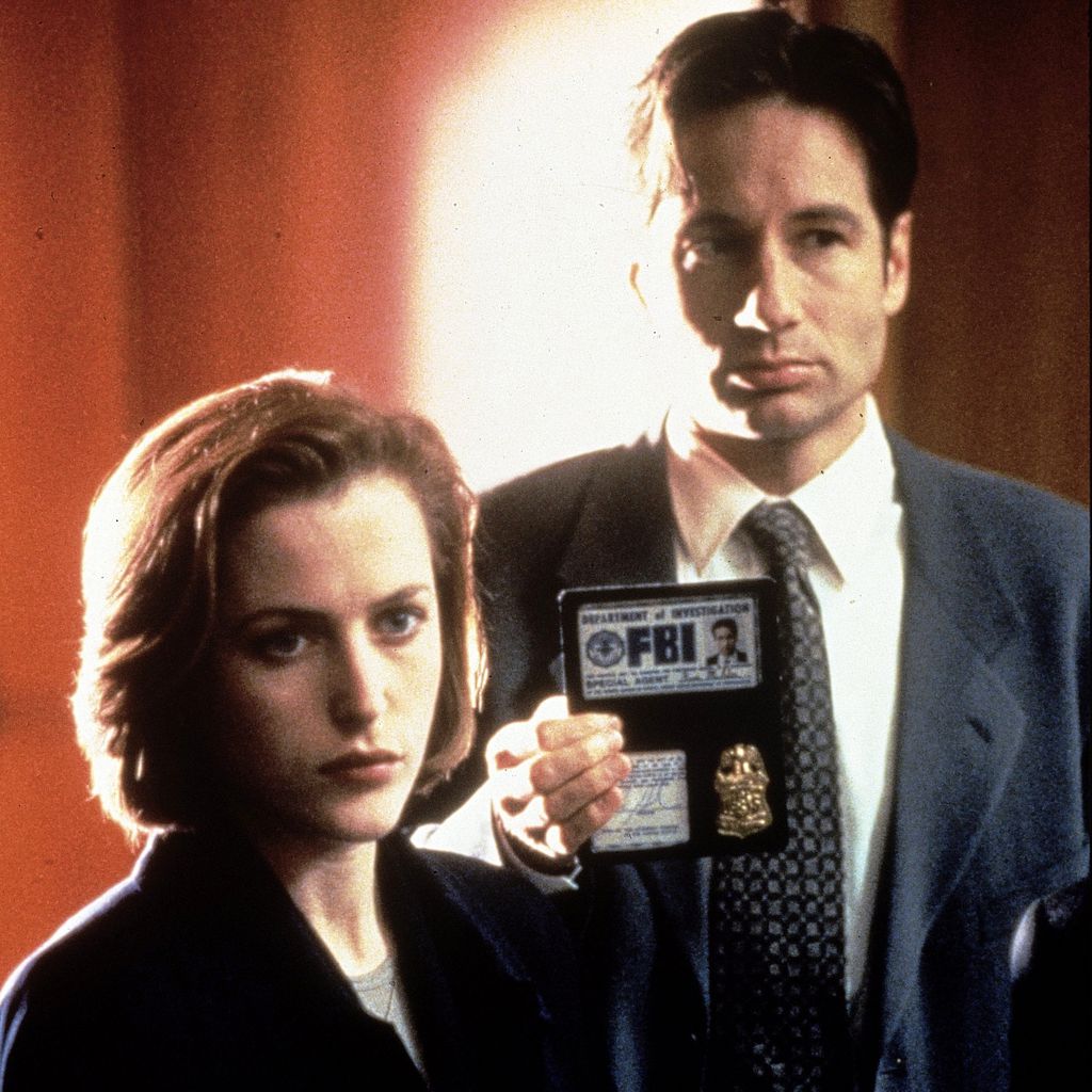 Gillian Anderson und David Duchovny als Scully und Mulder in "Akte X"