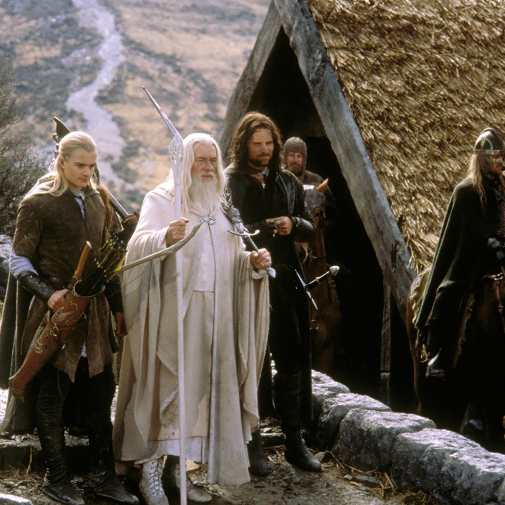 Orlando Bloom, Ian McKellen und Viggo Mortensen in "Der Herr der Ringe"