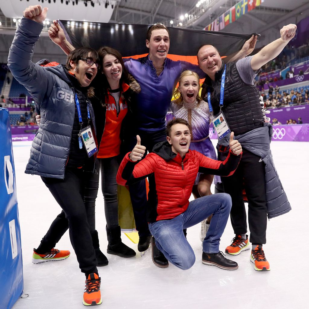 Das Deutsche Eiskunstlauf-Team bei den Olympischen Winterspielen 2018