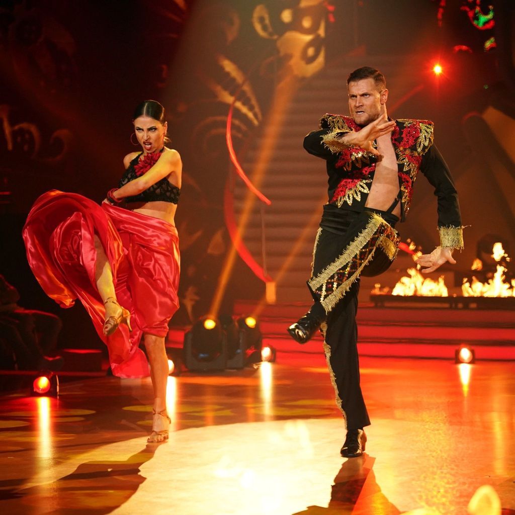 Ekaterina Leonova mit Mimi Kraus bei "Let's Dance" 2023