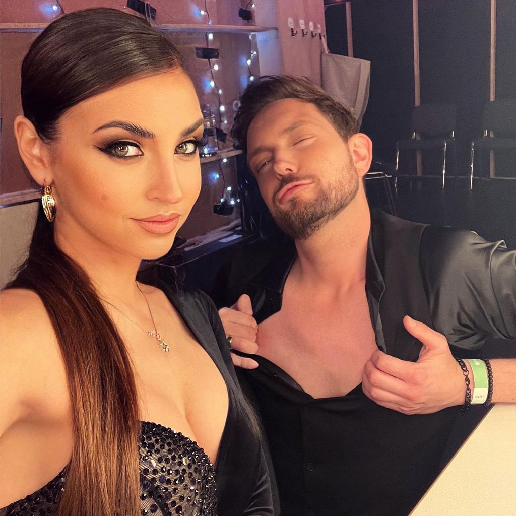 Ekaterina Leonova und Bastian Bielendorfer Backstage bei "Let's Dance"