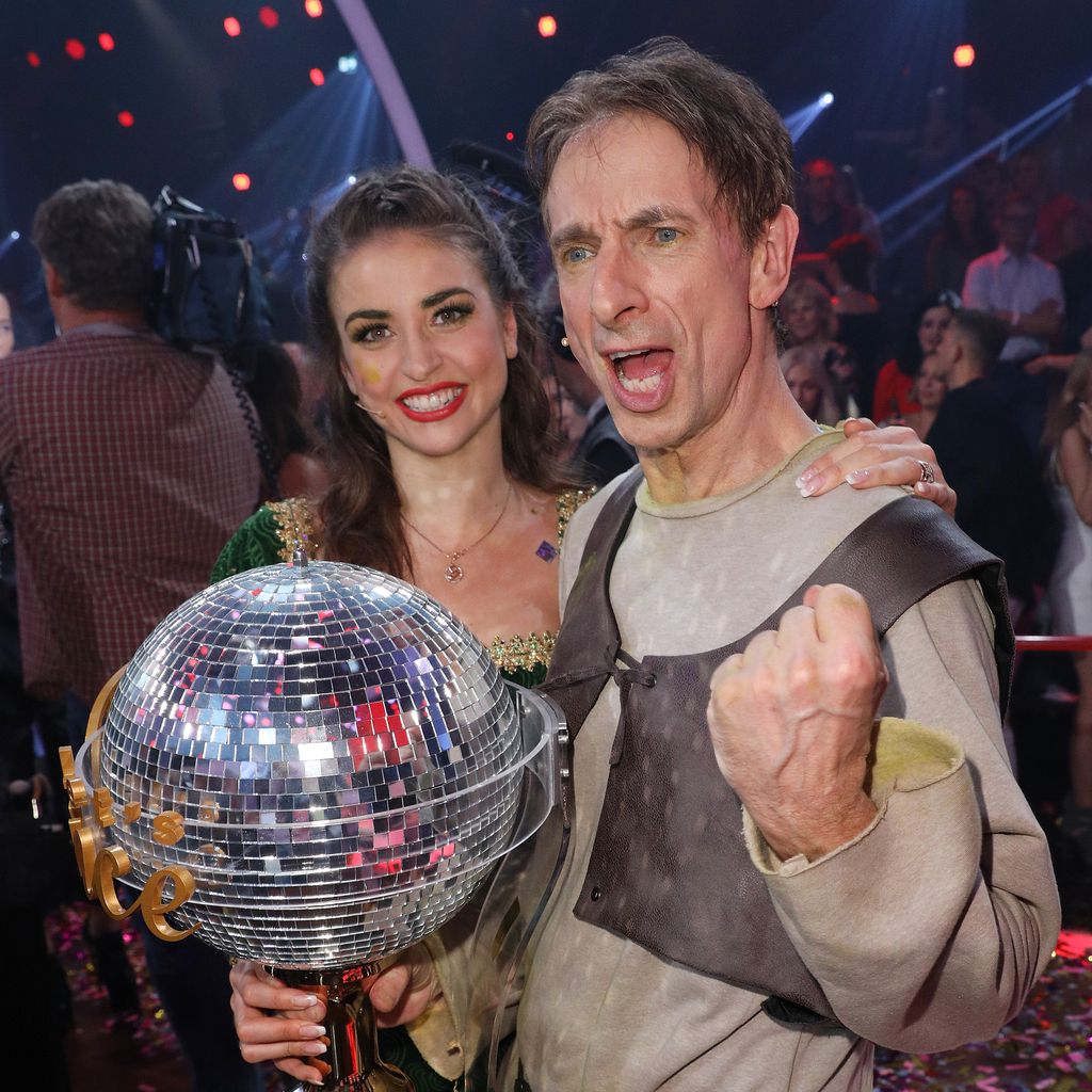 Ekaterina Leonova und Ingolf Lück nach ihrem "Let's Dance"-Sieg